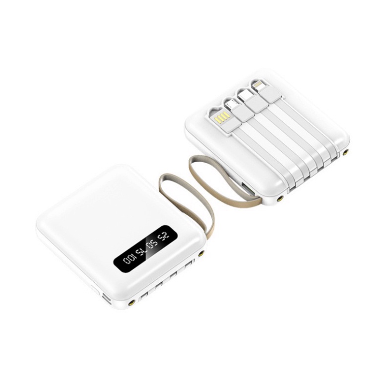 Sạc Dự Phòng 20000mAh Tích Hợp 4 Cổng Sạc Màn Hình Led Bảo Hành 6 Tháng