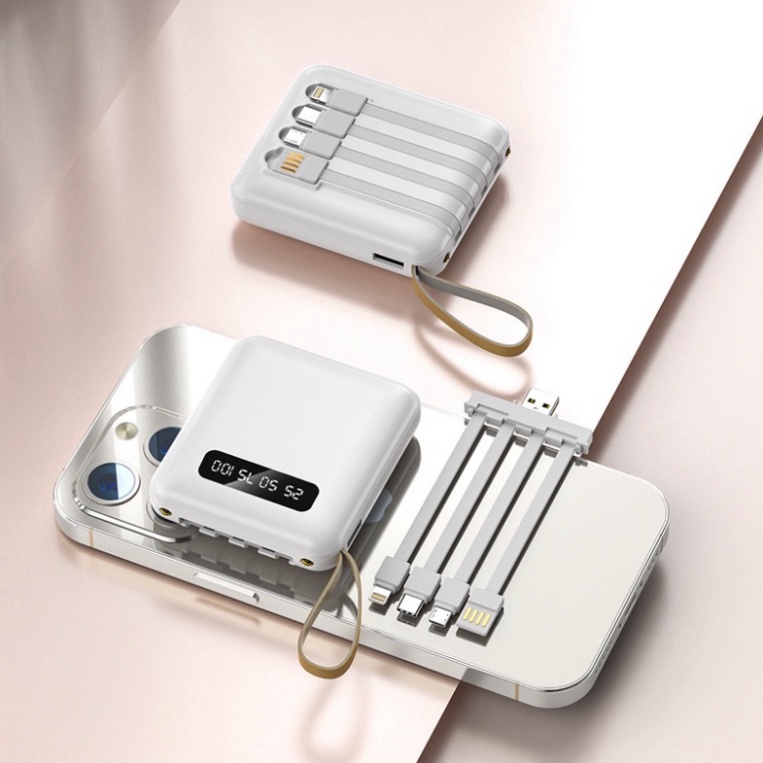 Sạc Dự Phòng 20000mAh Tích Hợp 4 Cổng Sạc Màn Hình Led Bảo Hành 6 Tháng