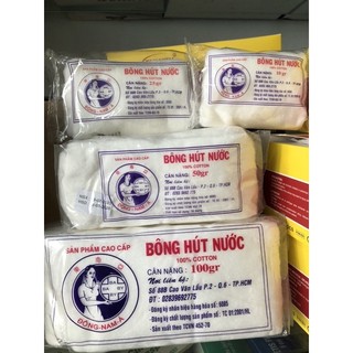 ✅ Bông gòn hút nước 100% cotton 10gr 25gr 50gr 100gr ĐÔNG NAM Á,Bông gòn y tế thấm hút nước Đông nam á 10gr 50gr 100gr