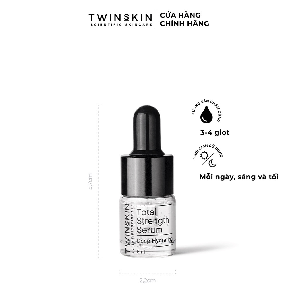 Serum Dưỡng Sáng Da Và Cấp Nước - Total Strength Serum Twins Skin 5ml