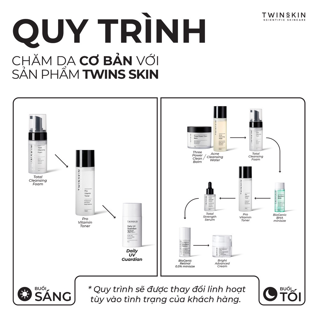 Serum Dưỡng Sáng Da Và Cấp Nước - Total Strength Serum Twins Skin 5ml