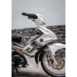 Tem rời Exciter 2010 đen trắng