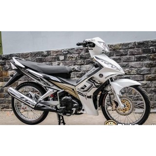 Tem rời Exciter 2010 đen trắng