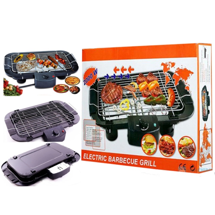 Bếp Nướng Điện Không Khói Electric Barbercue Grill 2000W Tiện Ích Tại Nhà