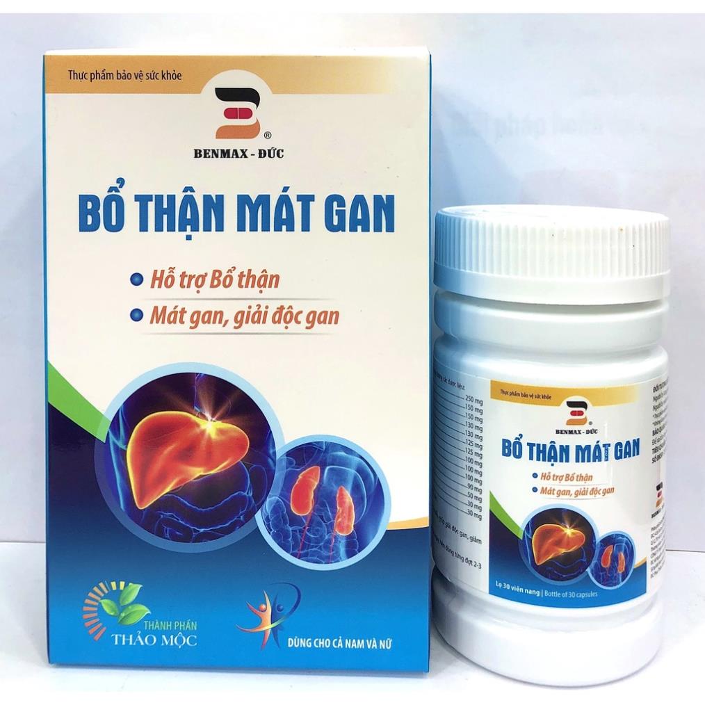 BỔ THẬN MÁT GAN BENMAX ĐỨC Giúp Hỗ Trợ Bổ Thận , Giải Độc , Mát Gan