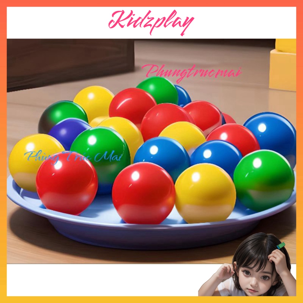 Set 100 quả Bóng nhựa cho bé, đồ chơi cho bé trai, bé gái, đồ chơi 50k giá rẻ đồ 1k được 2 quả bóng Phùng Trúc Mai Kidzp