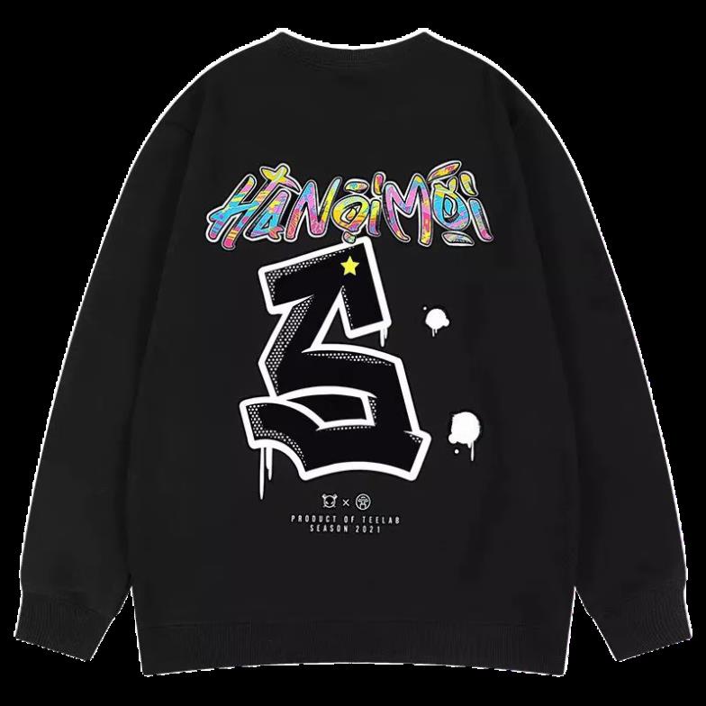 Áo sweater nỉ bông HÀ NỘI MỚI form rộng nam nữ unisex form <65kg KOMYLA