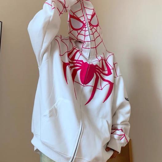 Áo Hoodie Người Nhện Unisex GENTMAN, Áo Khoác Người Nhện Chất Liệu Nỉ Bông 2 Lớp Cao Cấp