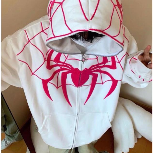 Áo Hoodie Người Nhện Unisex GENTMAN, Áo Khoác Người Nhện Chất Liệu Nỉ Bông 2 Lớp Cao Cấp