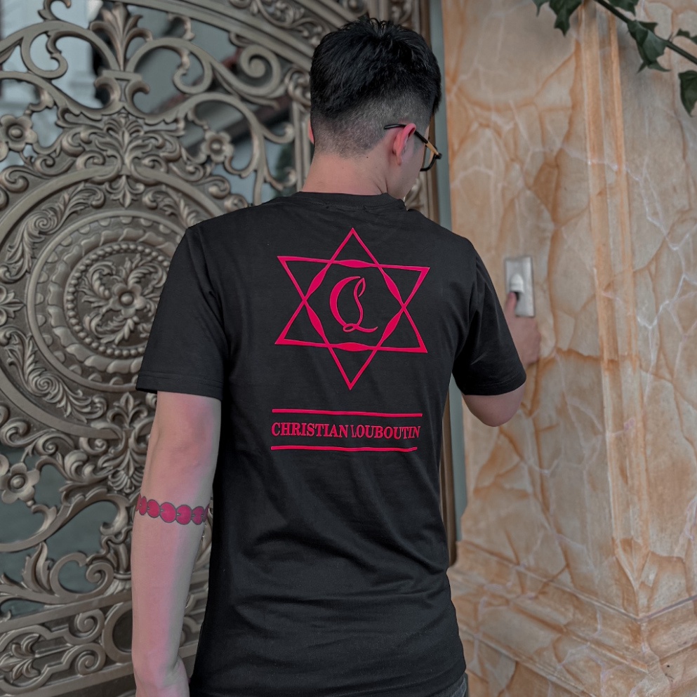 Áo thun Louboutin Kim Tuyến - Áo Phông LC Form Rông Nam Nữ Phối Đồ Cực Dễ- Siêu Đẹp