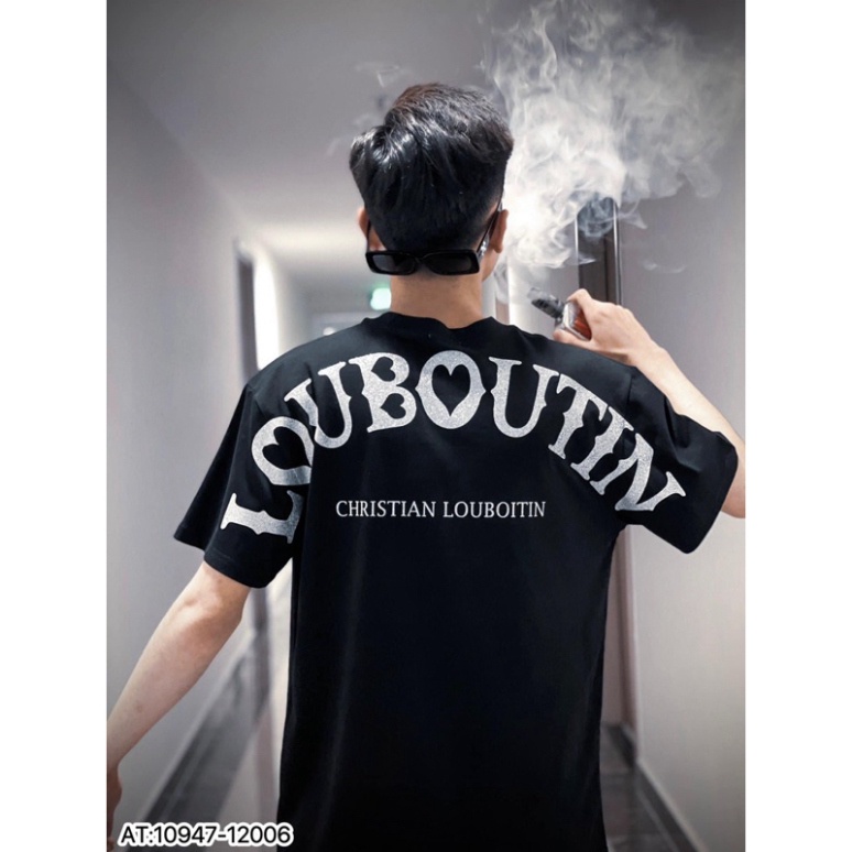 Áo thun Louboutin Kim Tuyến - Áo Phông LC Form Rông Nam Nữ Phối Đồ Cực Dễ- Siêu Đẹp