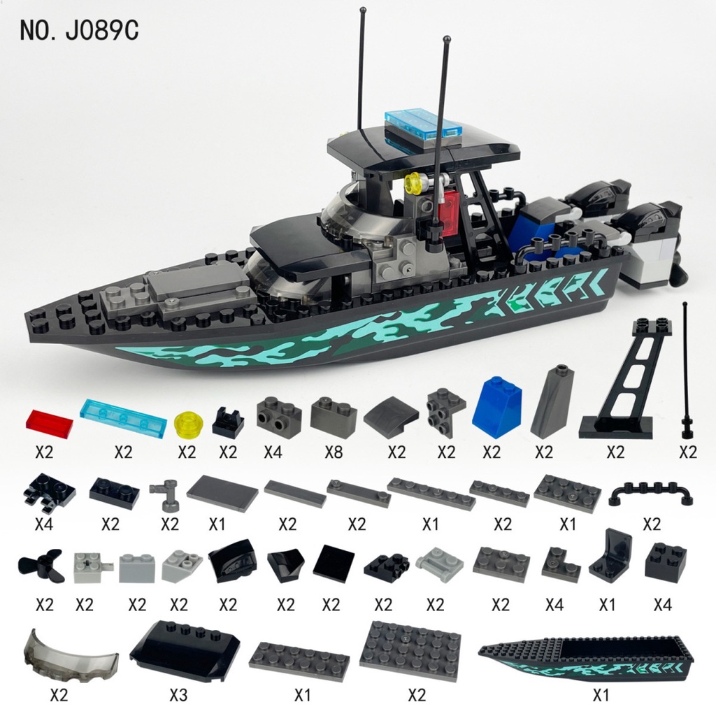 Tàu Ngầm Đồ Chơi lego Nhỏ Màu Đen Cho Bé Trai