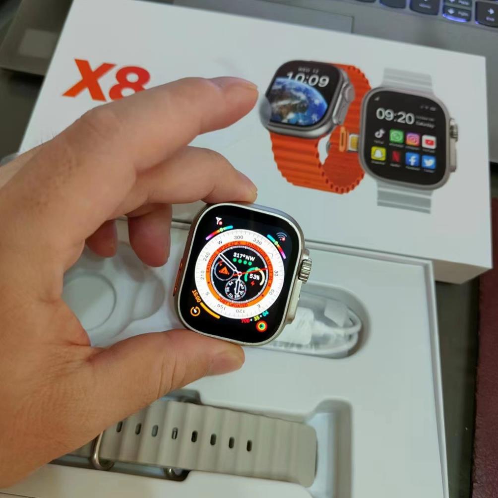 Đồng Hồ Thông Minh X8 Ultra Camera Bản Ultra Lắp Sim 4G 16GB, Lướt Tiktok Youtube, Chơi Game -Bào Hành 12 Tháng TOP ZONY