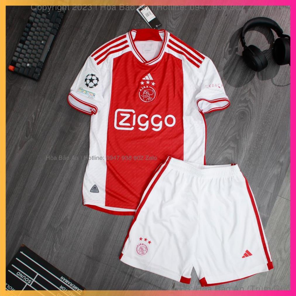Aobongda.net Áo Đấu Ajax Amsterdam 2024 Sân nhà sân nhà/ Quần Áo Bóng Đá AJAX  màu đỏ cao cấp 2023/24 phom 43-90kg