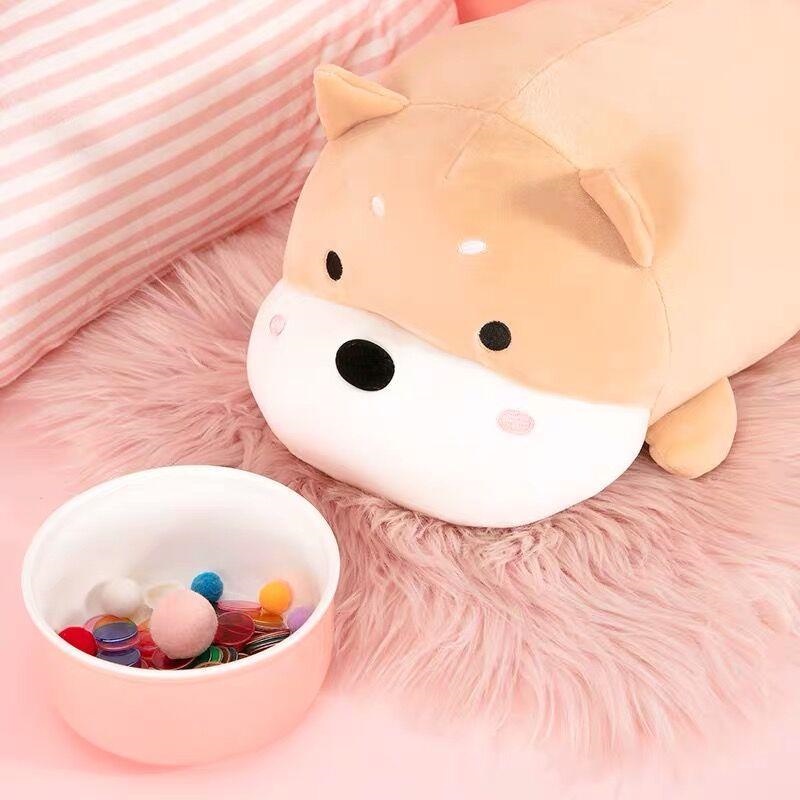 Gối Tựa Lưng miniso Hình Chú Chó Nằm Đáng Yêu