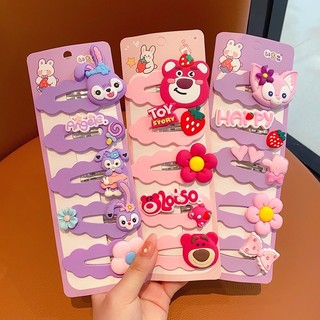 Sét 5 kẹp tóc siêu đáng yêu cho bé