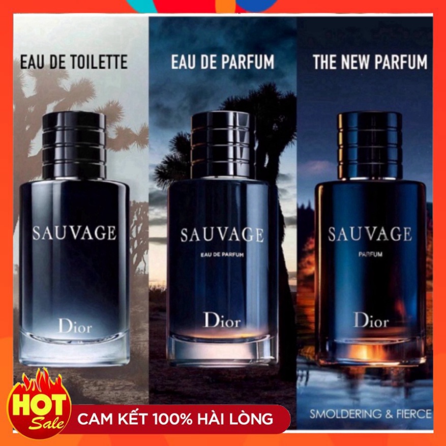 Nước Hoa Nam Di//or Sauvage EDP 100ml 🍊 Mùi hương lịch lãm - quý ông MDST MDST thơm 24h