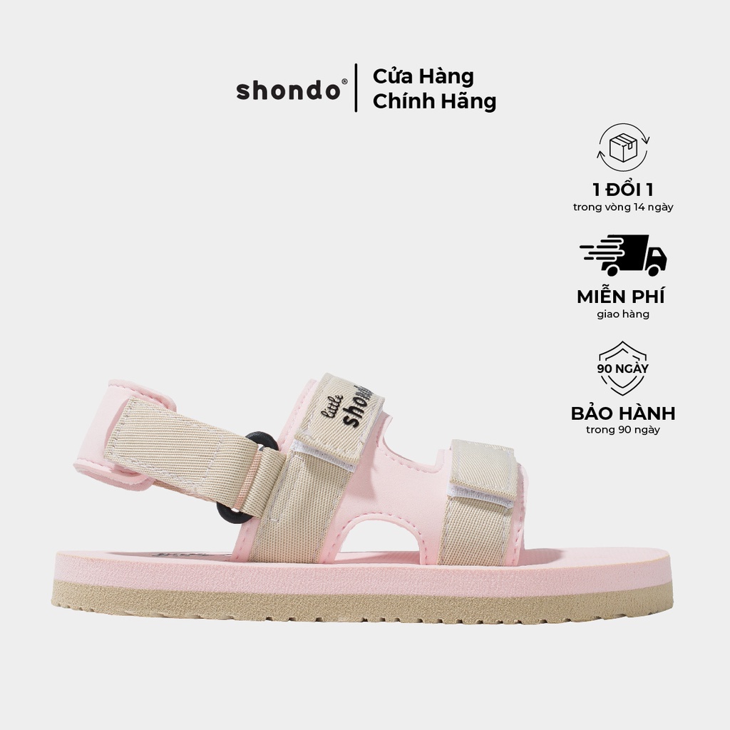 Giày Trẻ Em Sandals Little 1 Hồng Phối Be LIT7227