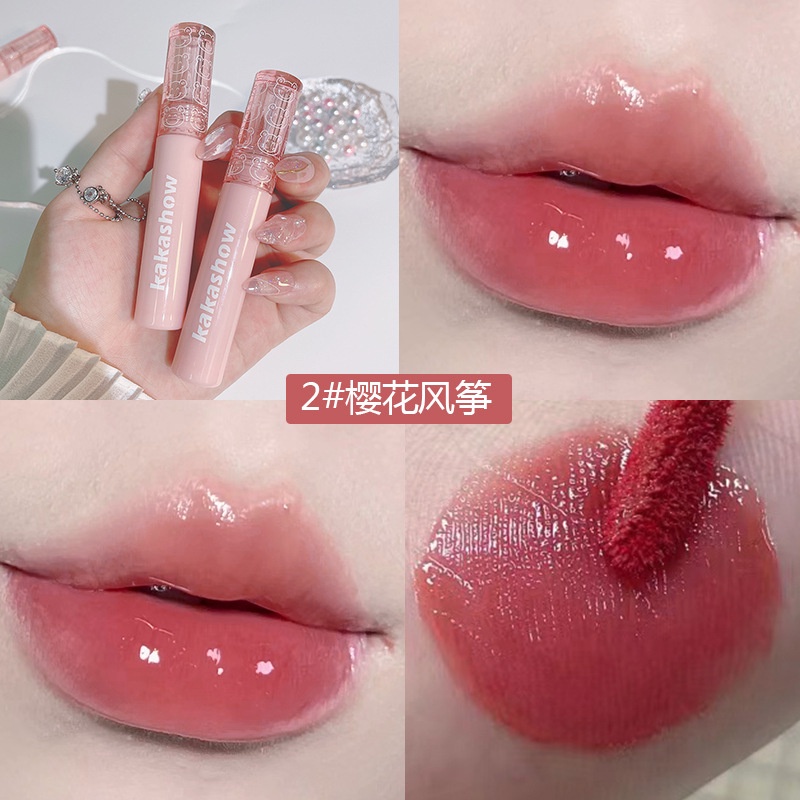 Son Kem Bóng CAPPUVINI Gấu Hồng Bubbly Bear Lip Glaze Ombre Gấu Xanh Hồng Căng Bóng Mềm Mịn