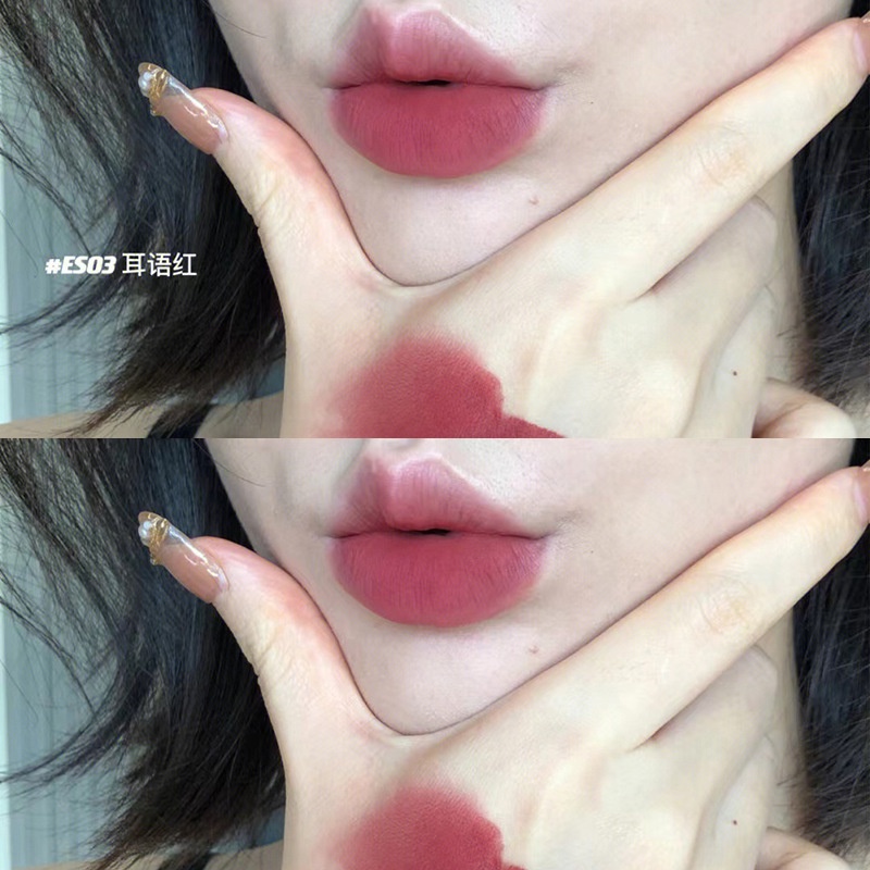 Son Cappuvini Đậm Đặc Màu Nhung Lì Chống Thấm Son Kem Lì Son Môi Lì Nước Chống Khô Son