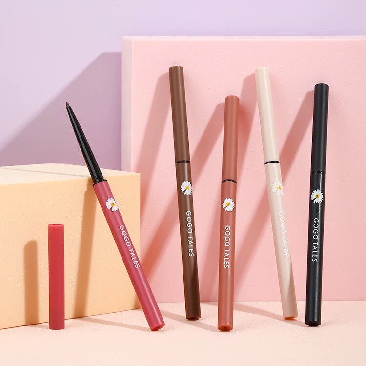 Chì kẻ mắt Cappuvini mengjieshangpin họa tiết hoa cúc nét sắc mảnh chống nước lâu trôi chống thấm nước