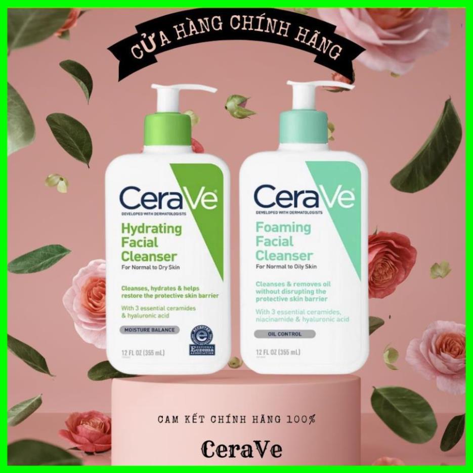 Sữa rửa mặt Cerave Foaming Facial Cleanser Pháp CeraveVN.official | BigBuy360 - bigbuy360.vn