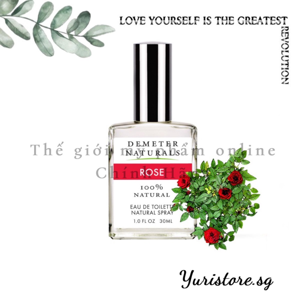 🆈🆄🆁🅸 - Nước hoa Rose by Demeter Cologne - 10мl