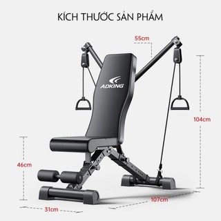  Ghế Tập Tạ  Gập Bụng  Chống Đẩy  Gym  Đa Năng Có Thể Gấp Dây Kéo Tạ Bổ Trợ Bài Tập Đa Chức Năng 