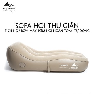 Ghế bơm hơi cao cấp tích hợp bơm tự động tặng kèm túi đựng, ghế sofa bơm hơi đọc sách thư giãn m168