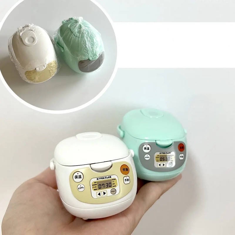 ♀Mô Hình Nồi Cơm Điện Kaki gashapon mini Dùng Làm Đạo Cụ Nhà Búp Bê