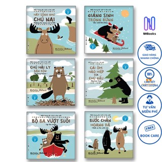 Sách - combo ehon song ngữ miền hoang dã - nhbook - thái hà