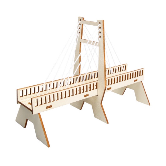 Đồ chơi STEM - Đồ Chơi Lắp Ráp Mô Hình Cầu Dây Văng - STEM Khoa Học, Giáo Dục, Trí Tuệ.