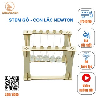 Đồ chơi stem - đồ chơi lắp ráp mô hình con lắc newton - stem khoa học, giáo dục, trí tuệ.