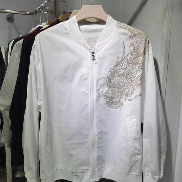 Áo Khoác Bóng Chày Dài Qua Vai In Họa Tiết Rồng Thời Trang Xuân Hè 2023 Dành Cho Nam Nữ