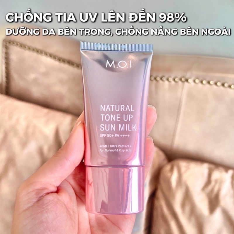 KEM CHỐNG NẮNG NÂNG TONE M.O.I 40ml