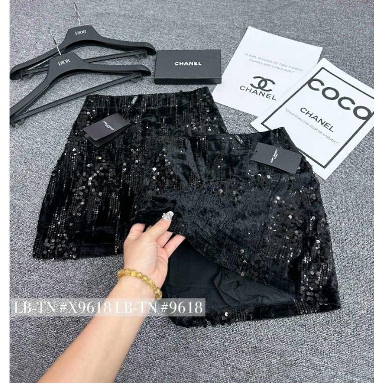 Chân váy kim sa hàng QC L1