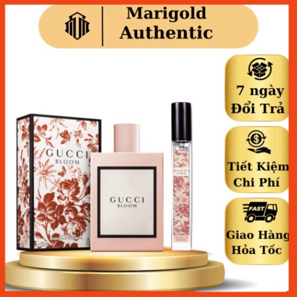 Nước hoa nữ dùng thử Gucci Bloom EDP chính hãng chiết 100ml 2023 | BigBuy360 - bigbuy360.vn