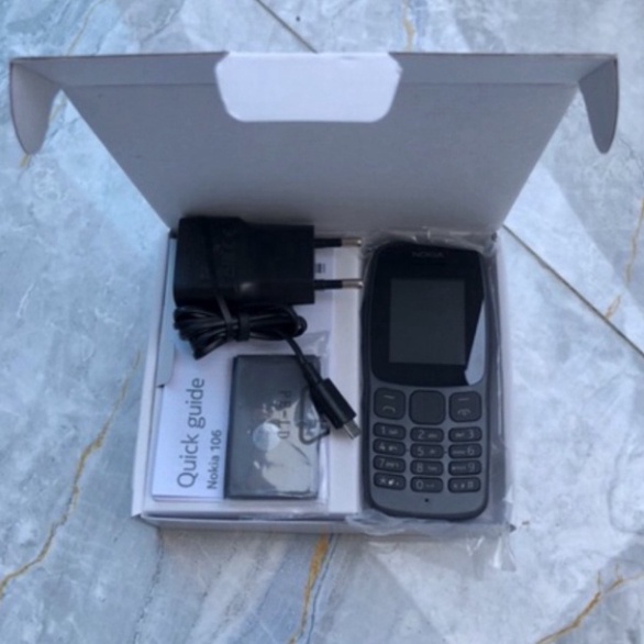 Điện Thoại Nokia 106 Bản 2 Sim Loa To, Sóng Khoẻ, Pin Siêu Trâu