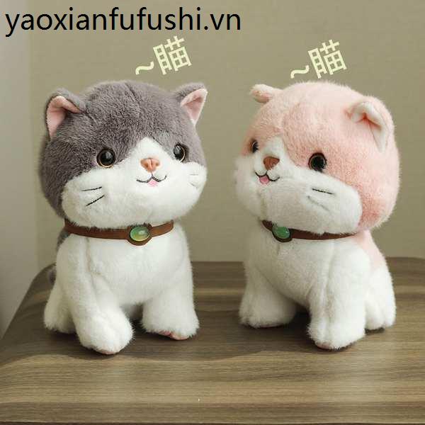 Dễ Thương Thú Nhồi Bông Hình Mèo Đáng Yêu Cho Bé