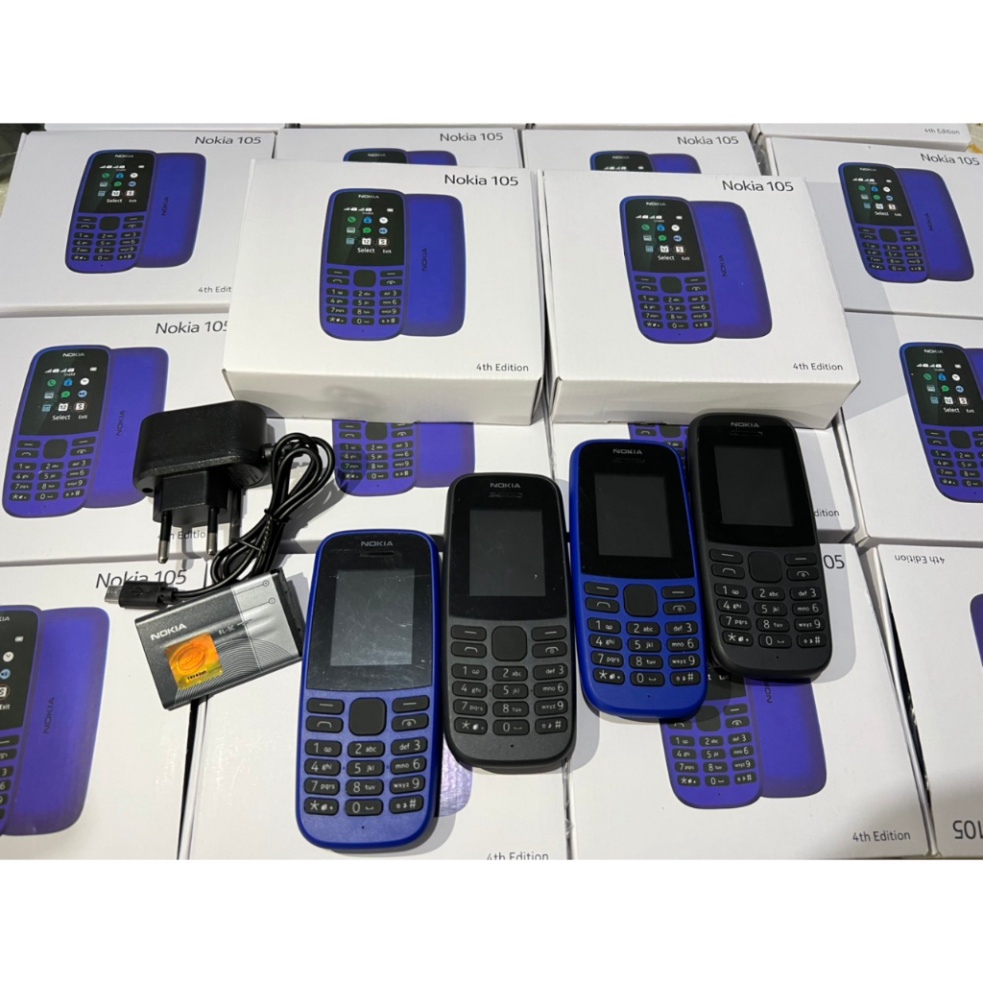 (Full box)Điện Thoại Nghe Gọi Nokia 1O5 (2019) 2 Sim Loa to Pin trâu - Hàng Mới Chính Hãng Fulbox