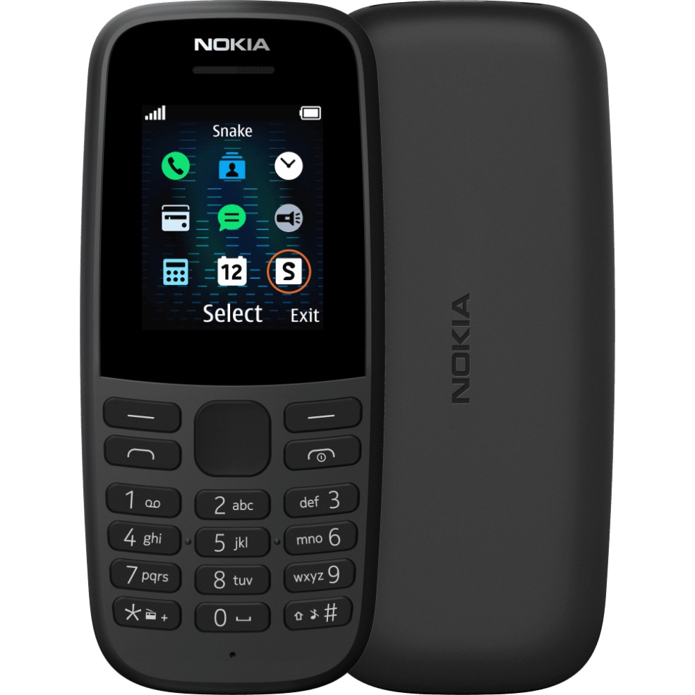 Điện Thoại Nghe Gọi Nokia 1O5  2 Sim Loa to Pin trâu - Hàng Mới Chính Hãng Fulbox