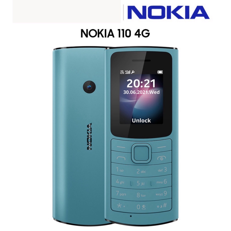 Điện Thoại Nokia 105 4G 2 Sim, Pin Khủng, Loa To, Sóng Khỏe - BH 12 Tháng