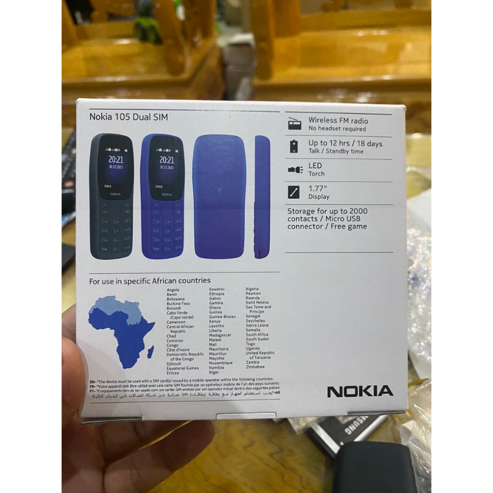 Điện Thoại Nokia 105  4G Chính Hãng Loa To Sóng Căng - BH12T