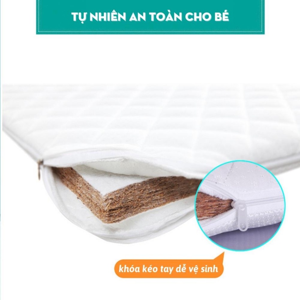 Nệm xơ dừa cho bé nằm nôi cũi COCOBEE - 100% xơ dừa tự nhiên - Thoáng mát