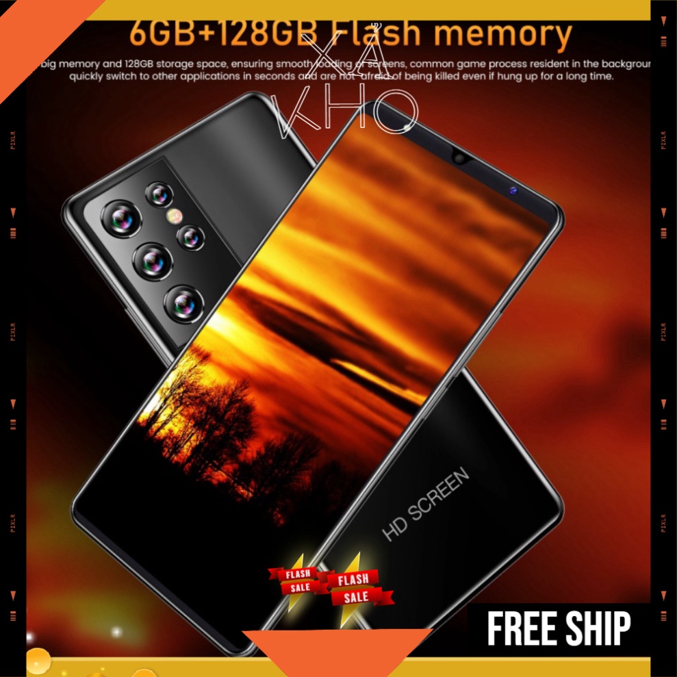 Điện thoại S21 thông minh mới 2022 6GB + 128GB điện thoại android 5g mới