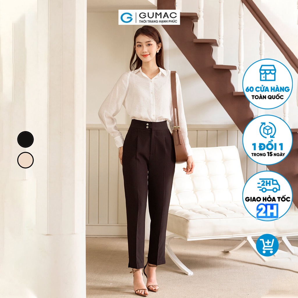 Quần baggy lưng kiểu GUMAC QD08065