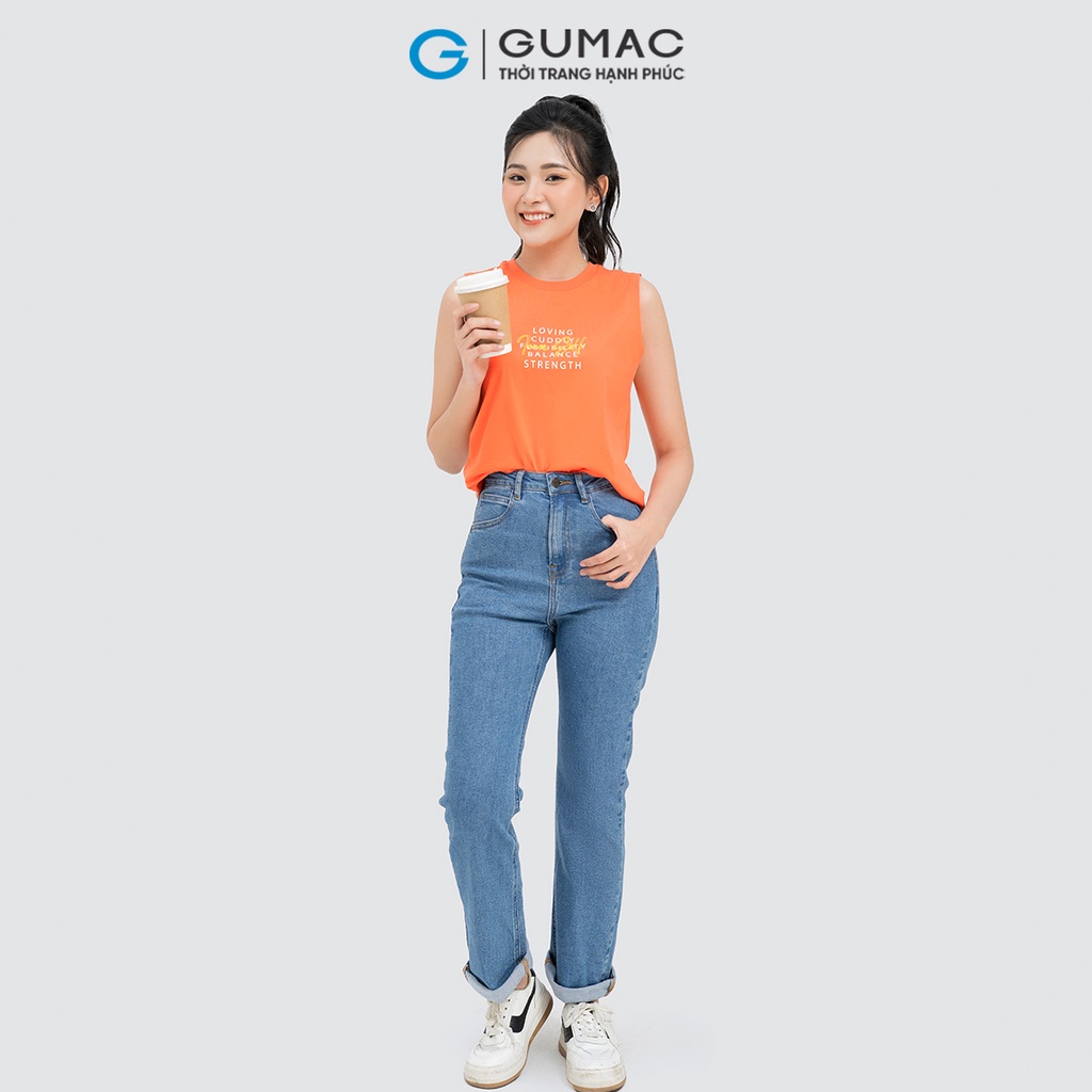 Quần jeans ống đứng GUMAC QJD04051