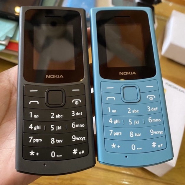 (Full Box)Điện thoại Nokia 11O 4G 2 sim, loa to, sóng khỏe, Pin Trâu - BH12T