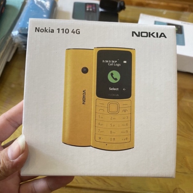 Điện thoại Nokia 11O 4G 2 sim, loa to, sóng khỏe, Pin Trâu - BH12T