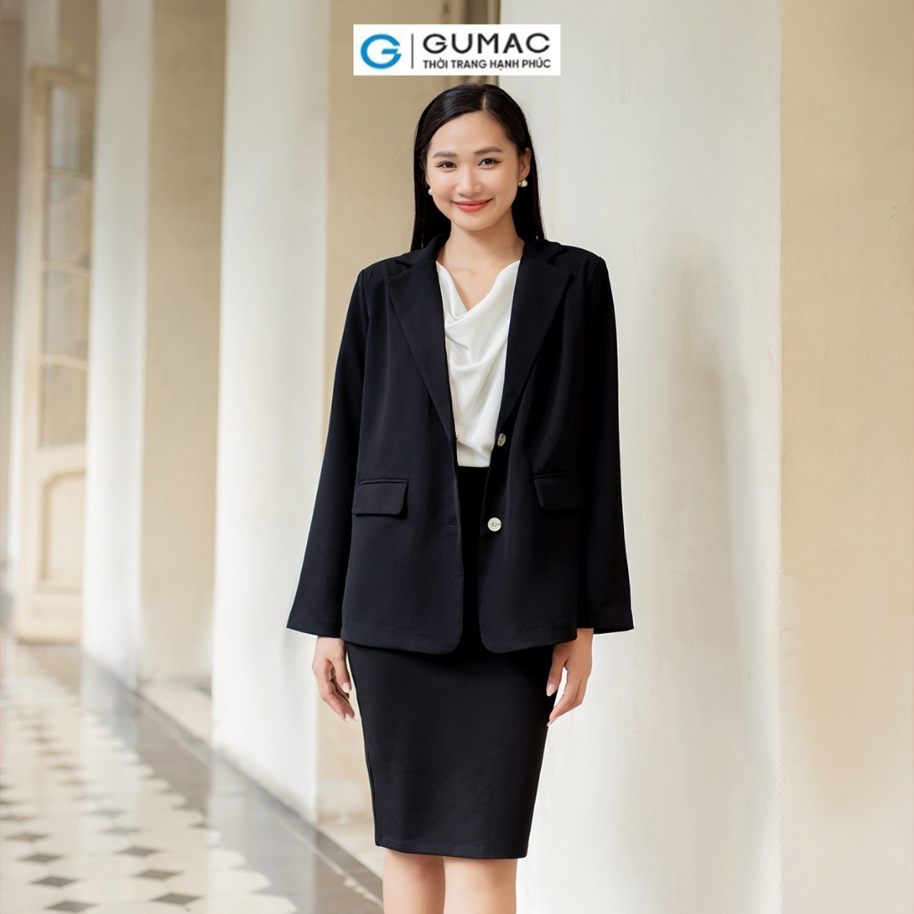 [BST THÁNG 7] Áo blazer 1 lớp thời trang GUMAC AD07055 | BigBuy360 - bigbuy360.vn